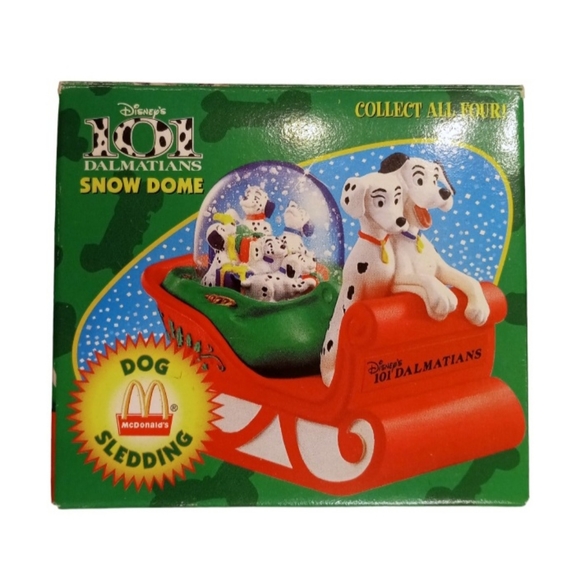Vintage SET (2) 1996 Hallmark & Disney 101 Dalmatians Christmas Ornaments - Picture 6 of 14